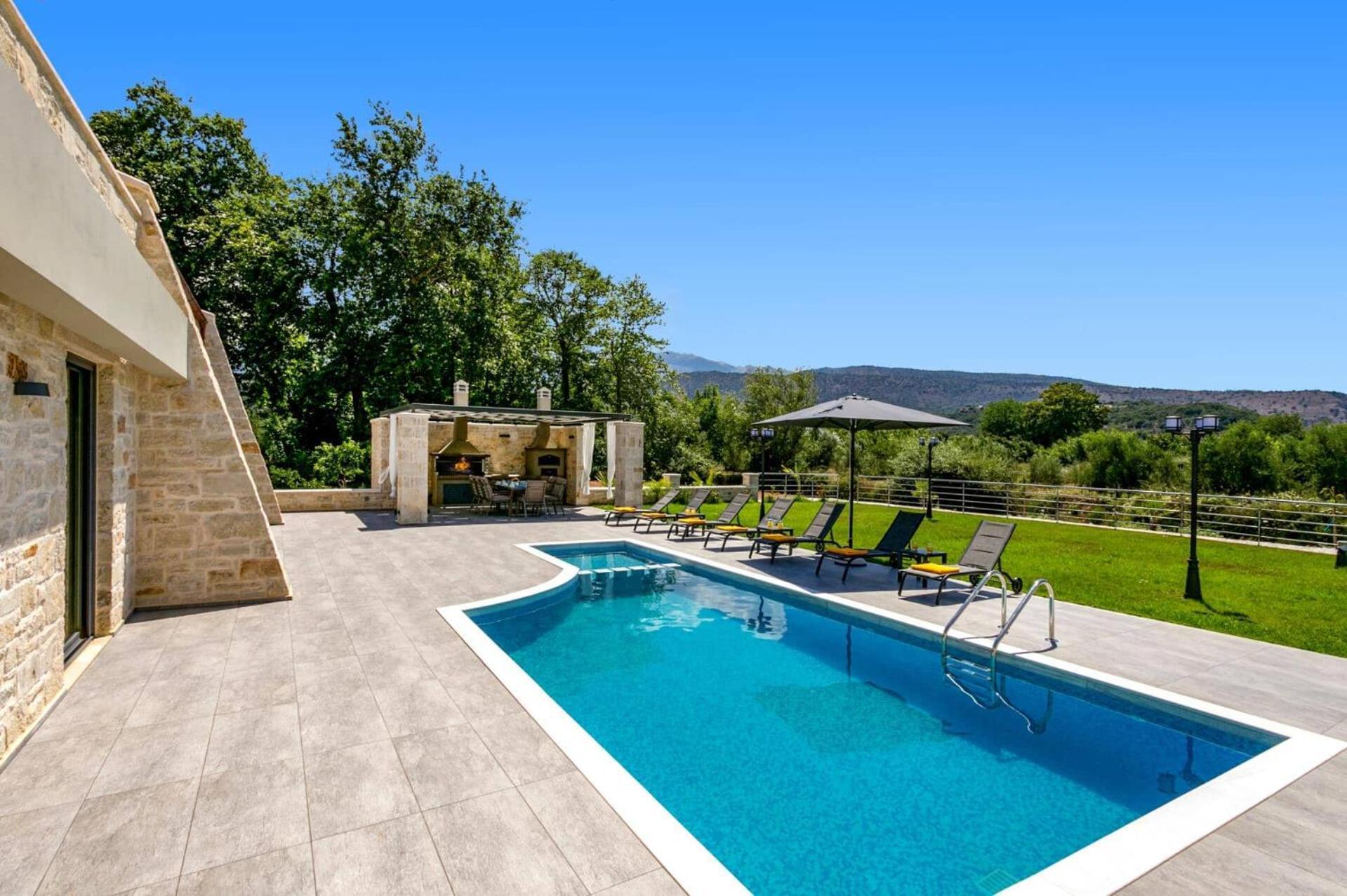 Villa Potami Angela By Villa Plus Stilos Екстериор снимка