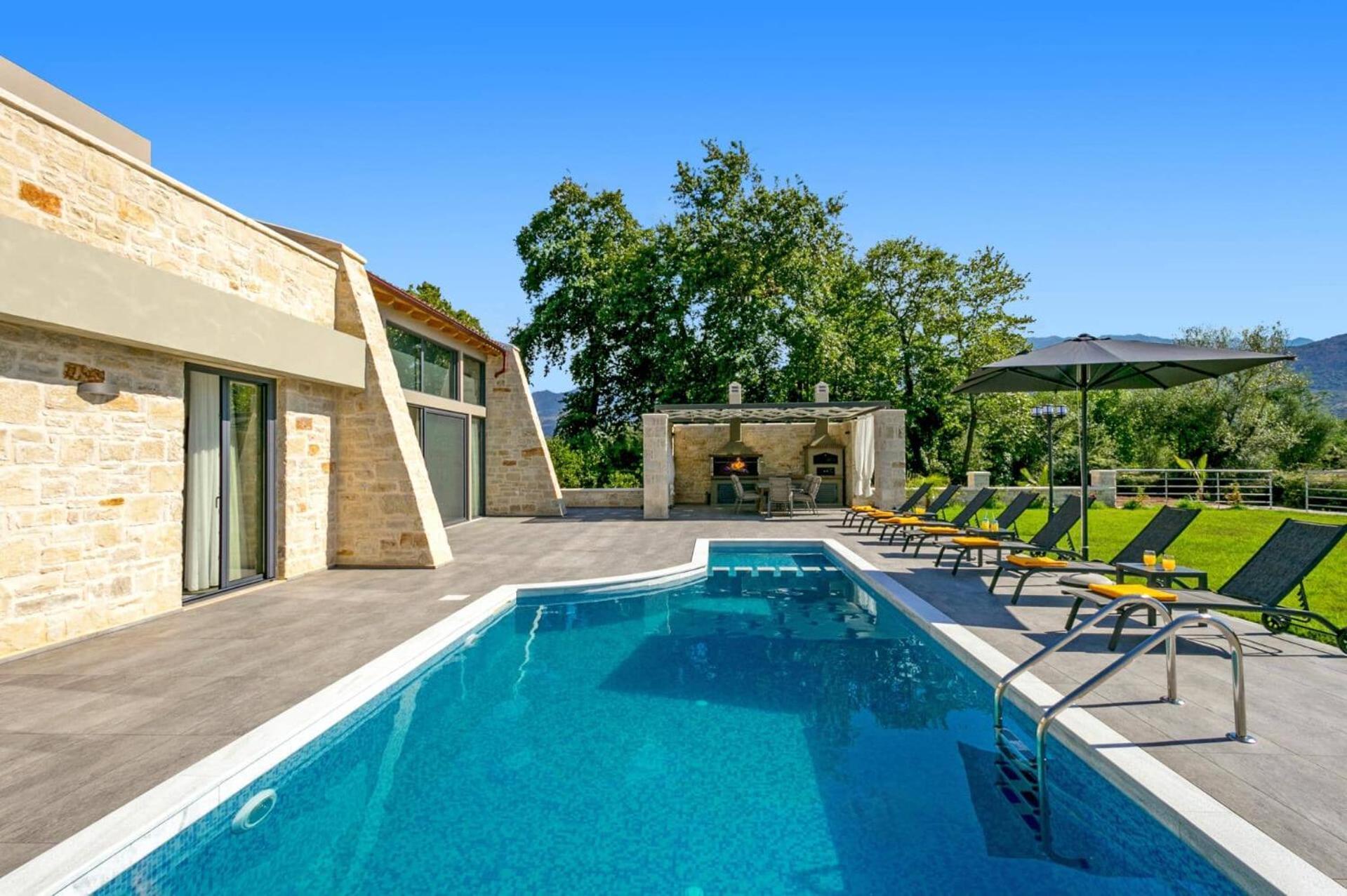 Villa Potami Angela By Villa Plus Stilos Екстериор снимка